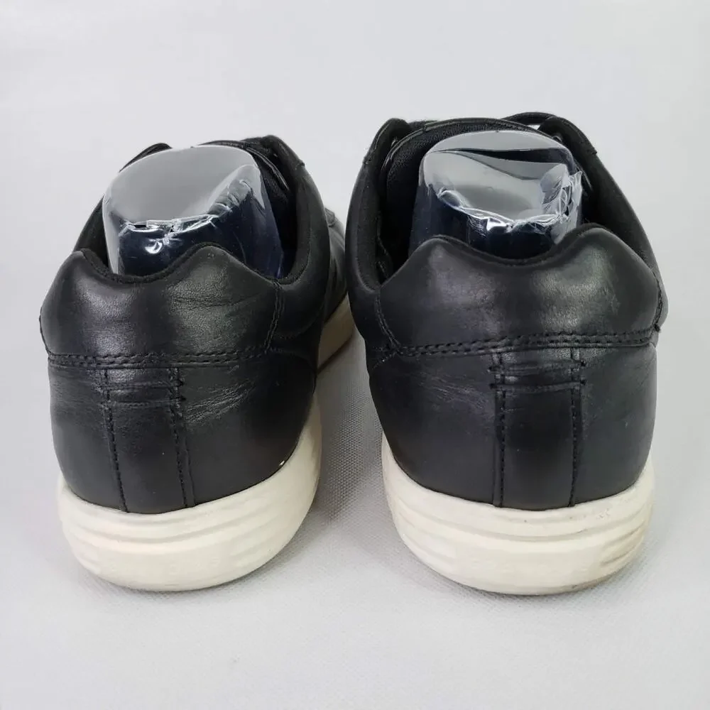 Cole Haan Sneakers Men's Size 13 Black Leather Lace Up Casual Shoes Preppy